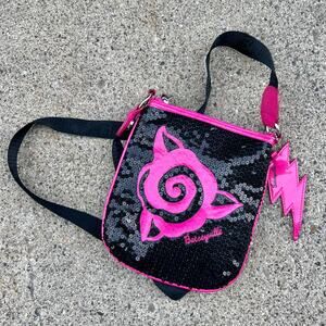 Betseyville by Betsey Johnson Sequin Flower Crossbody Bag
